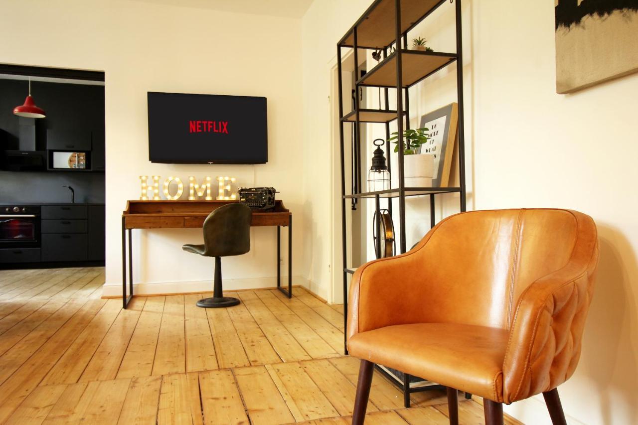 Secret Hideaways Zentrales Newyork-Designapartment Mit 2 Betten Nahe Messe L Flughafen Duisburg Luaran gambar